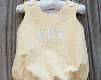 Toddler's Monogrammed Bubble