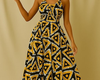 Fémoré AMÉL Vibrant Ankara Jumpsuit