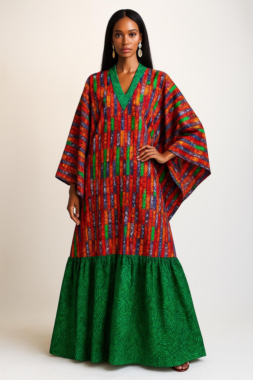 Imara Ankara Maxi Dress