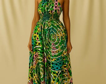 Alya  Vibrant Ankara Dress