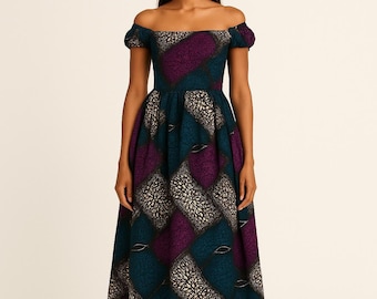 Fémoré Arewa – The Beauty Woven in Strength Dress