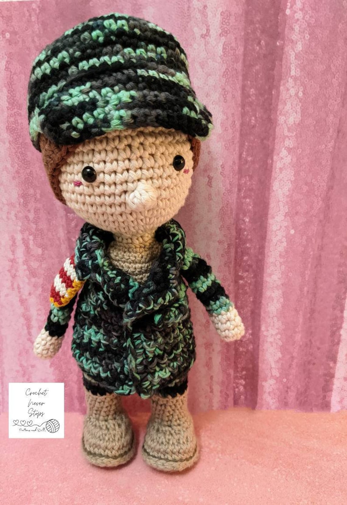 Crochet Pattern Soldier Military Armed Forces Amour Fou Etsy