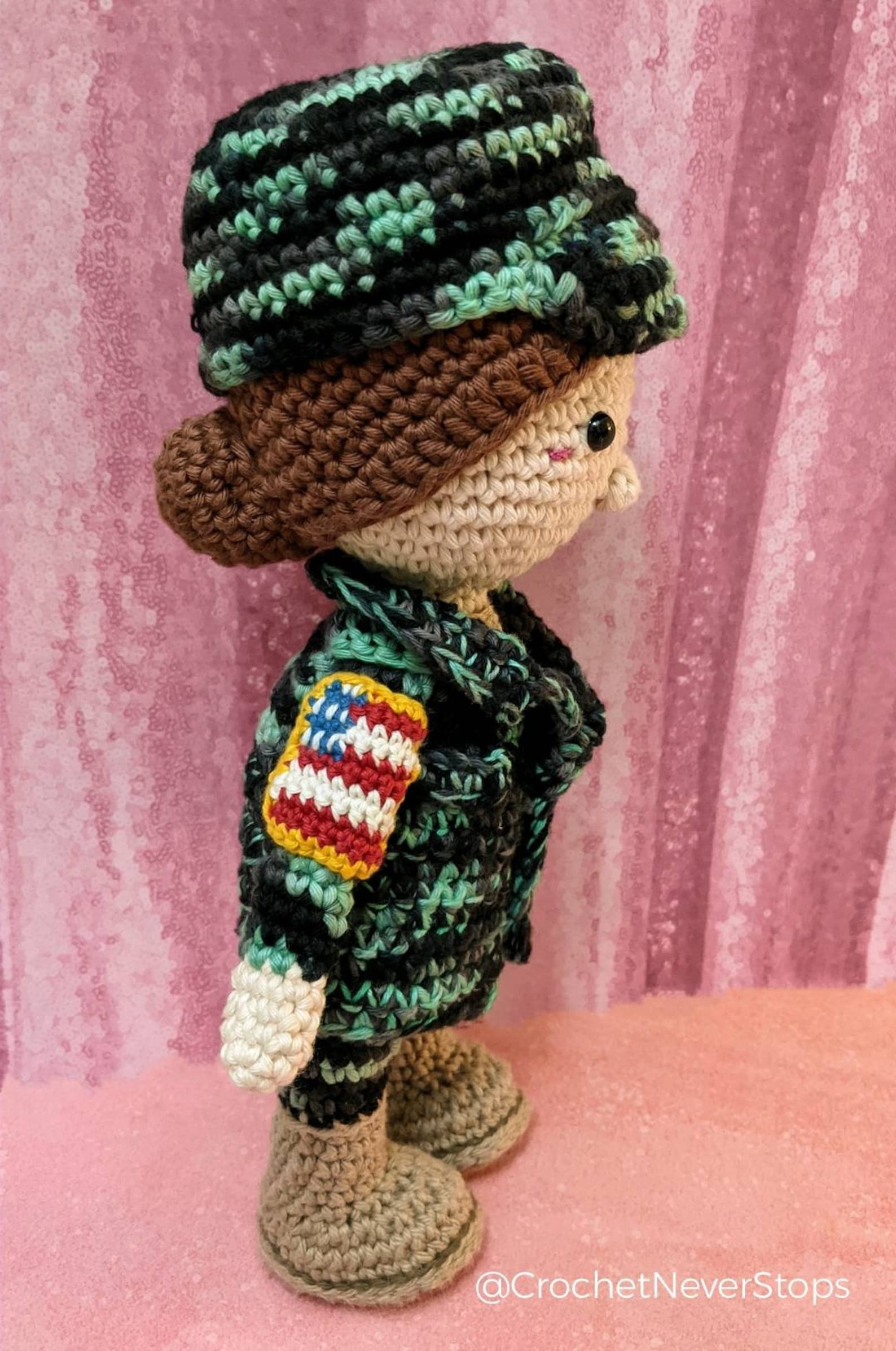 Crochet Pattern Soldier Military Armed Forces Amour Fou Etsy