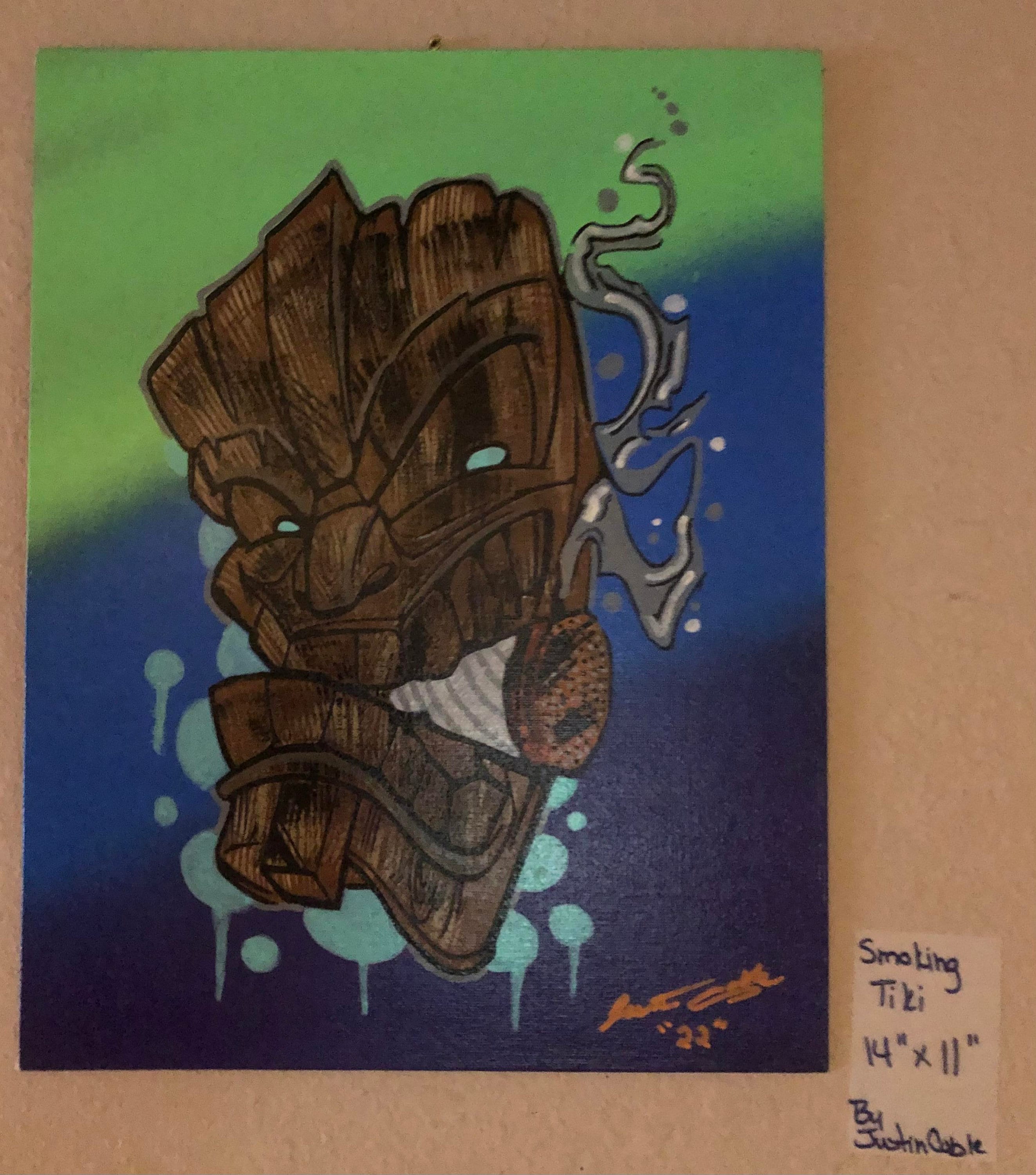 Smoking Tiki - Etsy