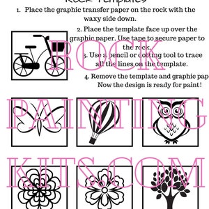 Rock Painting Template/Stencil