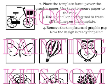 Rock Painting Template/Stencil