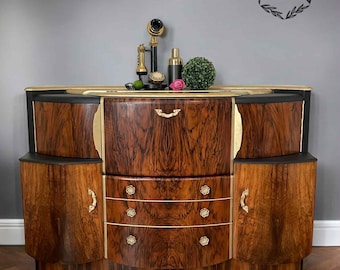 Stunning Art Deco cocktail drinks cabinet PLEASE READ DESCRIPTION