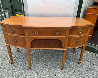 Gorgeous serpentine sideboard storage drawers cupboard