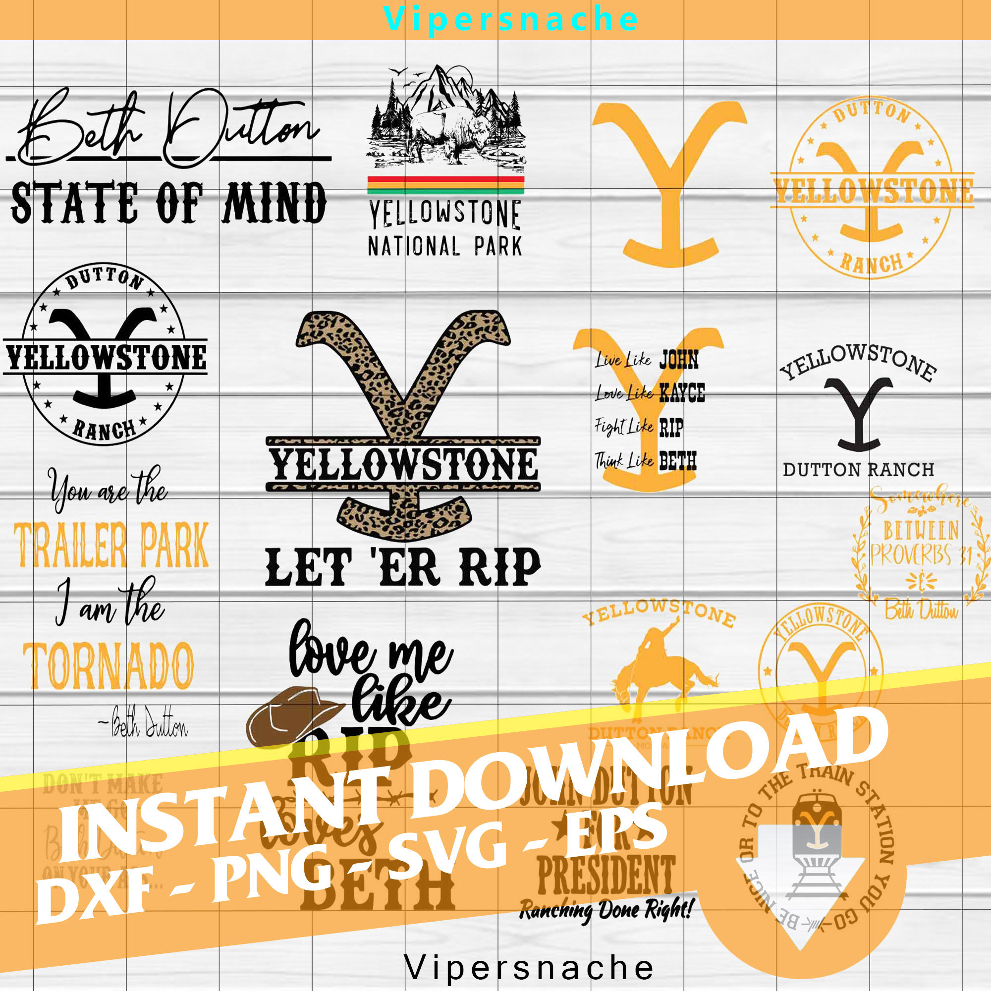Download Yellowstone SVG Bundle Dutton Ranch Svg Beth Dutton Svg | Etsy