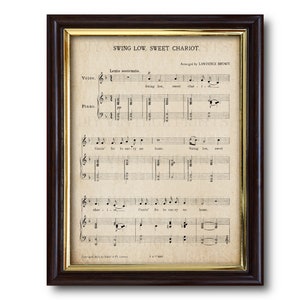 SWING LOW Sweet Chariot, Gospel Music, Negro Spiritual, Antebellum Era Music, African American Song, Spiritual Music, Christian Hymn,