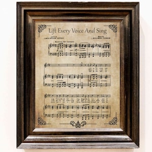 Music National Black Anthem - Etsy
