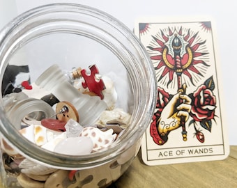 Crow Core Trinket Mix | Oddities, Curiosities, Treasures (100g)