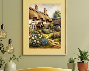 Land boerderij keuken kunst aan de muur, boerderij muur decor, woondecoratie cadeau, woonkamer kunst decor, digitale prints, lente decor clipart png