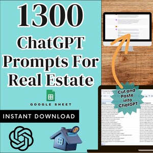 1300 ChatGPT Prompts For Real Estate