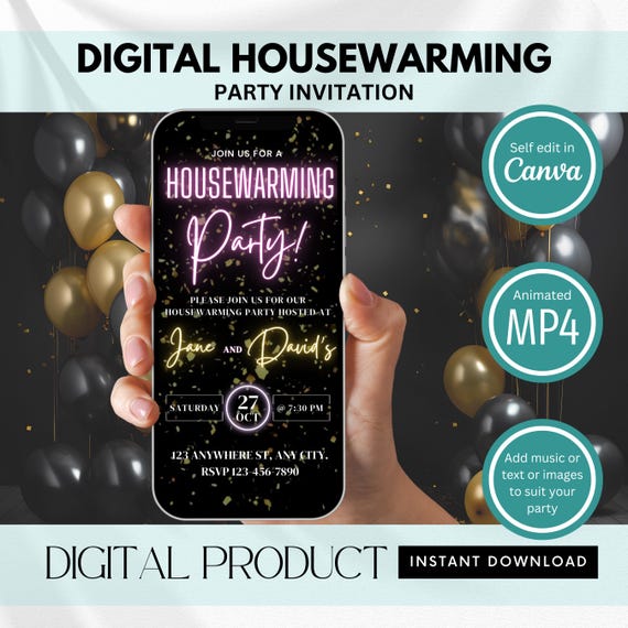 Animated House Warming Invitation