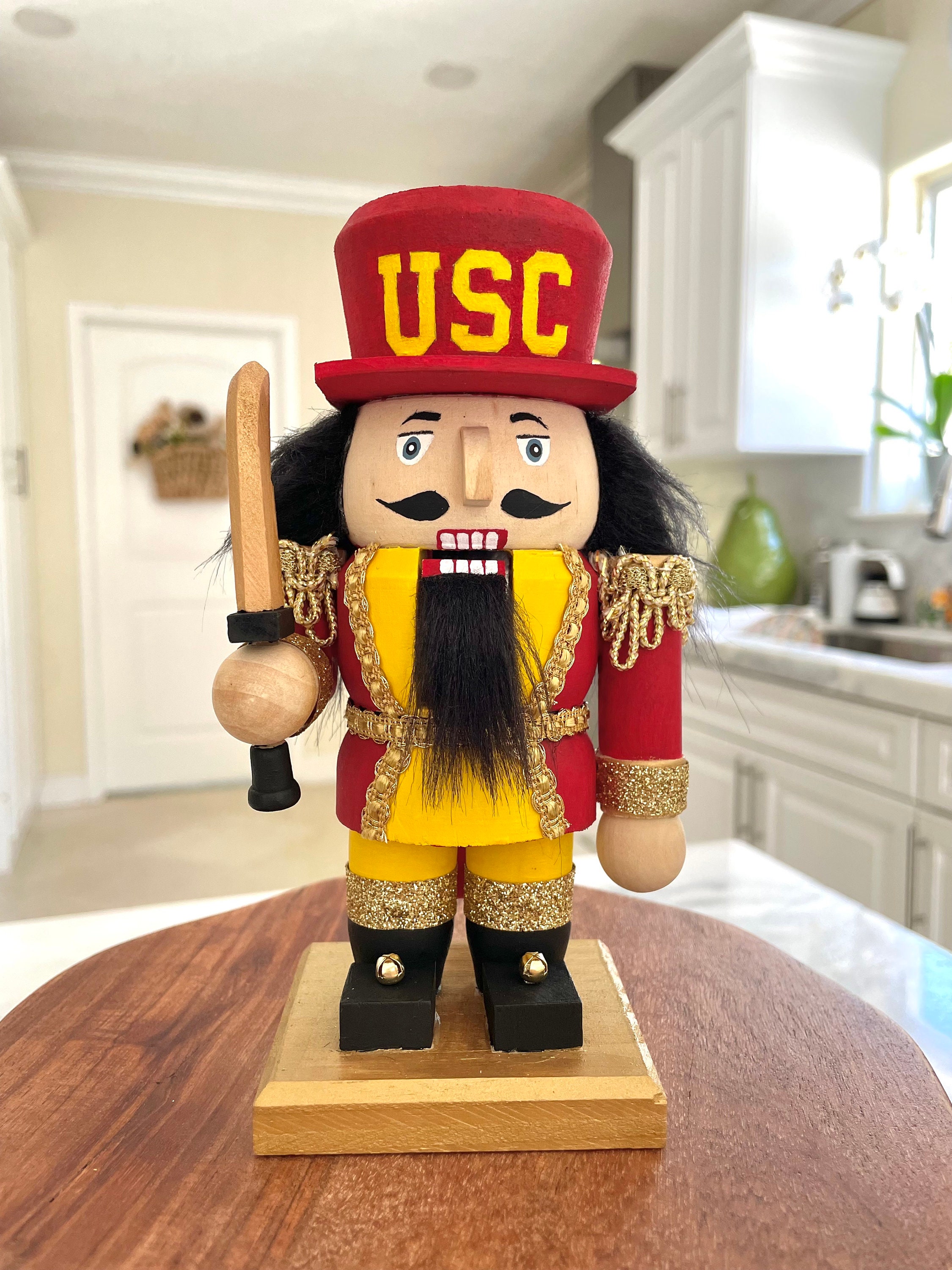バスケットボール LAKERS FOCO 14&quot; Team Holiday Nutcracker Los Angeles Lakers FOCO 14