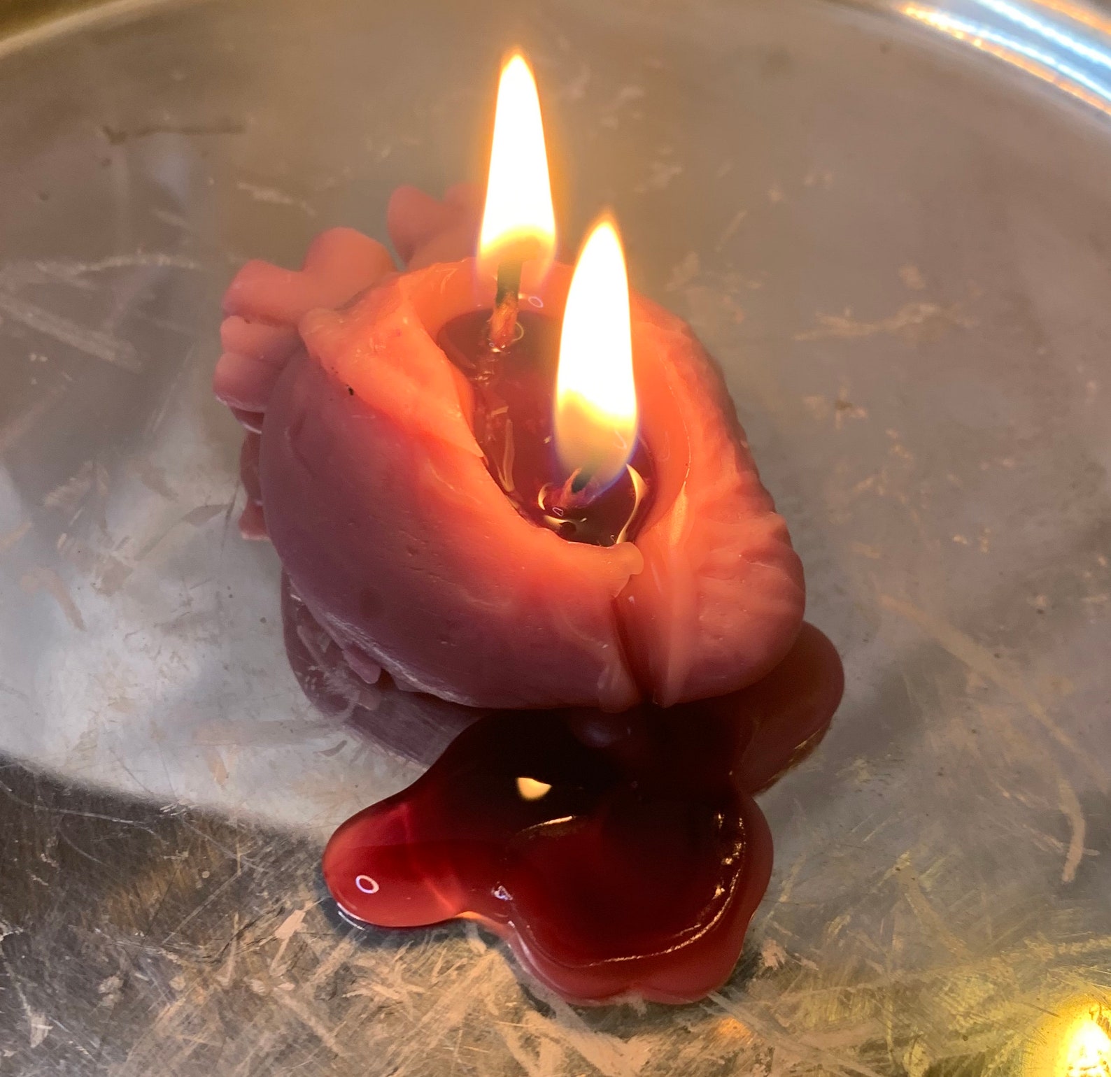 Bleeding Heart Candles Anatomical Heart Bleeding Candle Etsy