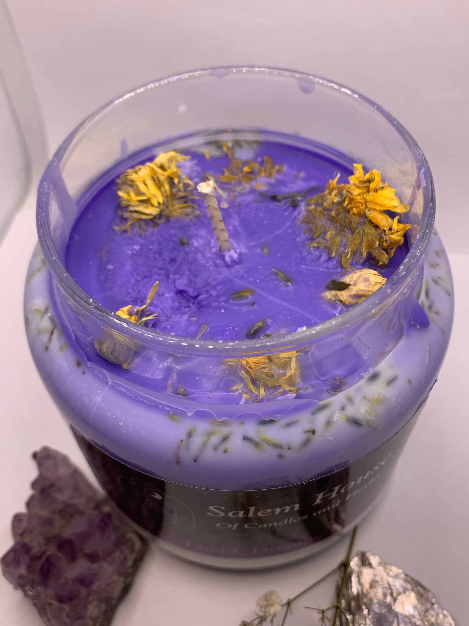 Lucid Dreamer Candle Lucid Dream Scented Jar Candle With Herbs Etsy