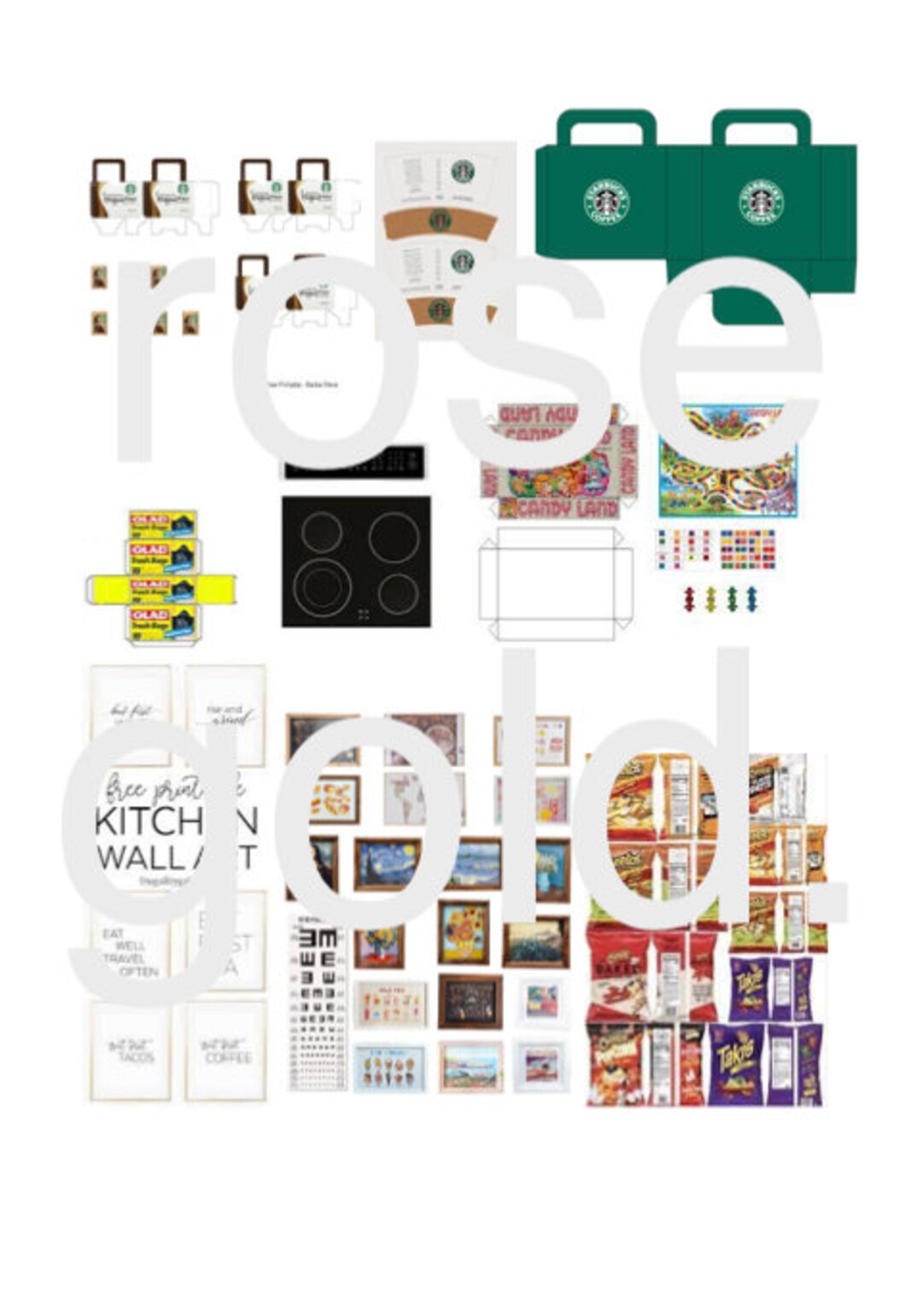 Collection of Various Miniature Template Printables - Etsy