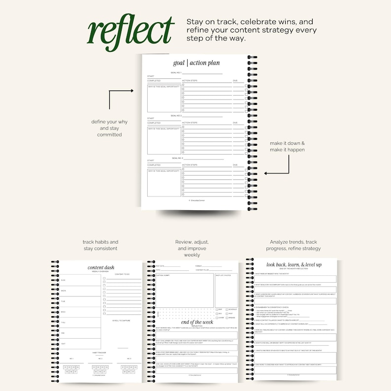 content planner, content calendar, content batching, social media planner, content creation for creators, content planning journal, post planner for influencers, Instagram content strategy, Reels planner, content workflow, plan content for social media, creator productivity, social media content ideas, content planning system, social media content planner, influencer planner, instagram planner, tiktok planner, content creator planner, content calendar, content plan
