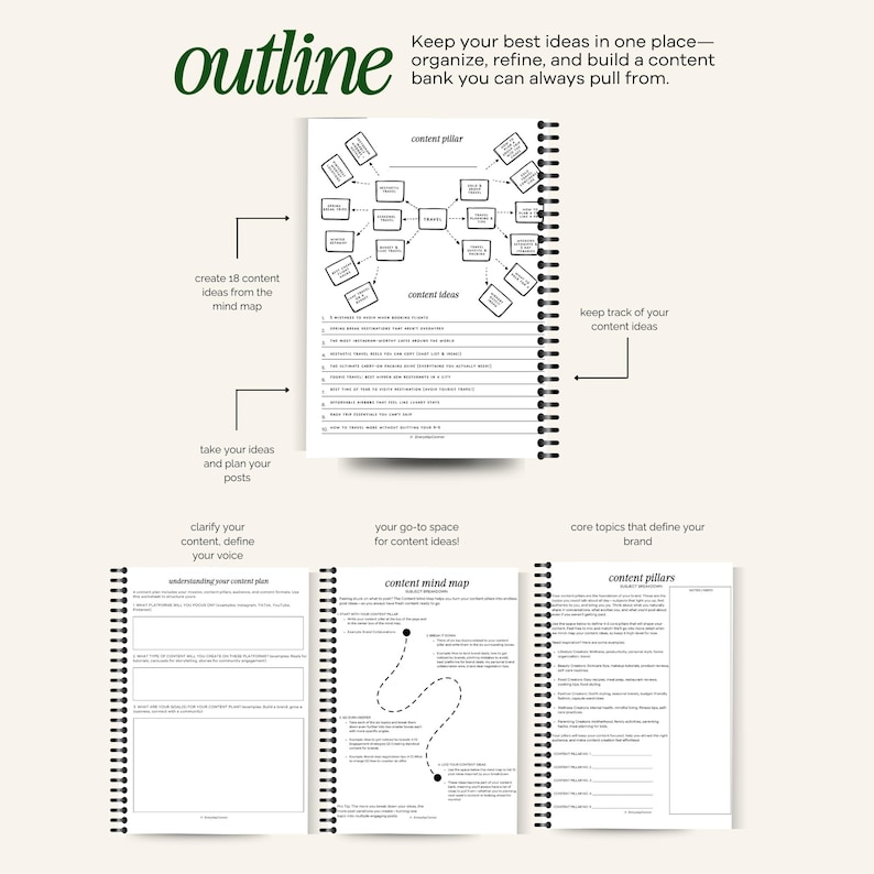content planner, content calendar, content batching, social media planner, content creation for creators, content planning journal, post planner for influencers, Instagram content strategy, Reels planner, content workflow, plan content for social media, creator productivity, social media content ideas, content planning system, social media content planner, influencer planner, instagram planner, tiktok planner, content creator planner, content calendar, content plan