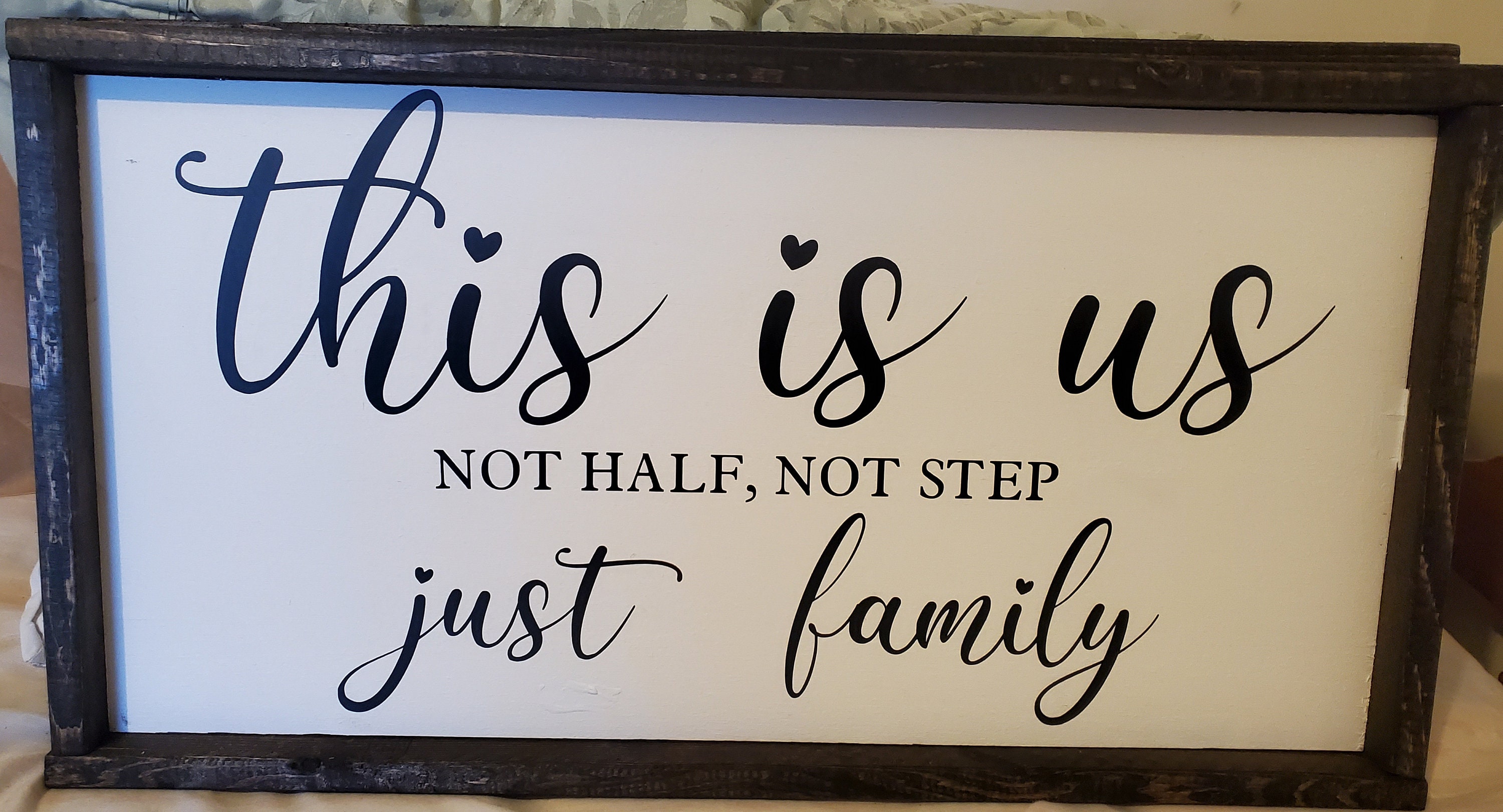 Farmhouse Hand Crafted Sign this is Us Etsy