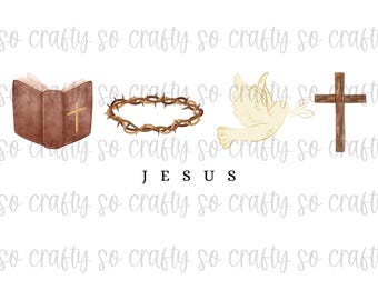 Jesus png, Christian based shirt, dove, bible, thorn crown, faith healing, retro Christian, digital download, DIY christian shirts, birthday