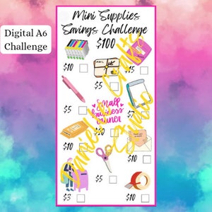 Mini Supplies Savings Challenge