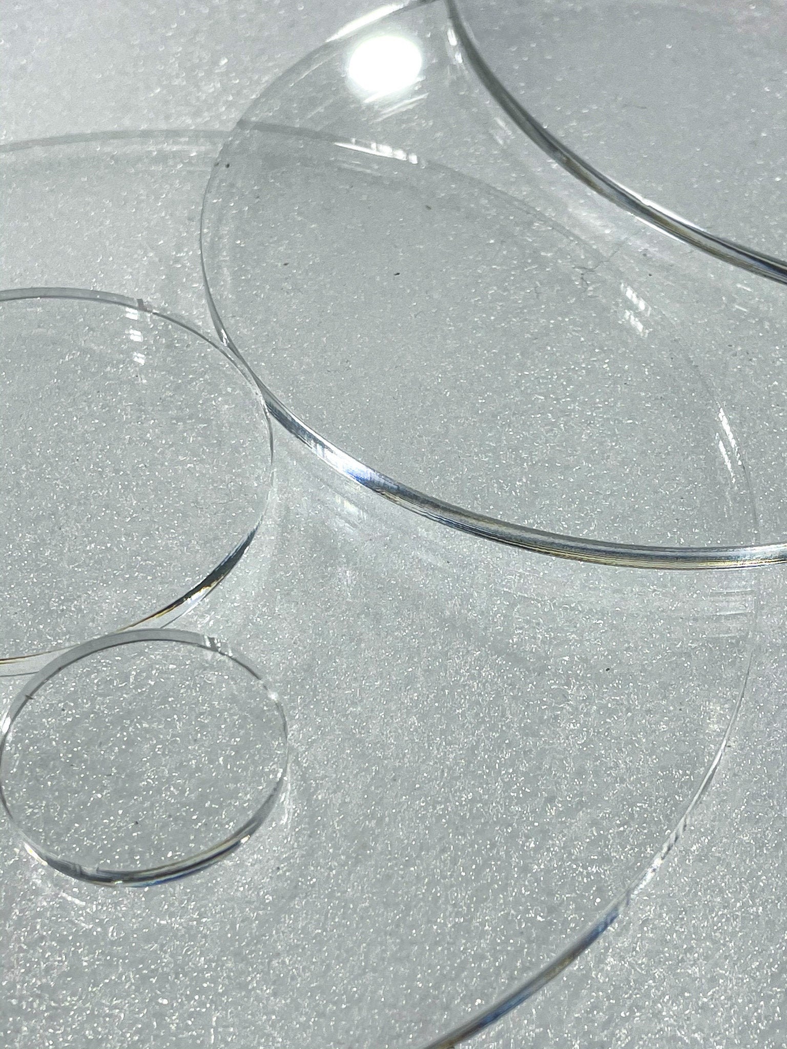 Laser Cut Clear Acrylic Circles. 3mm Thickness or 1/8 of an Etsy