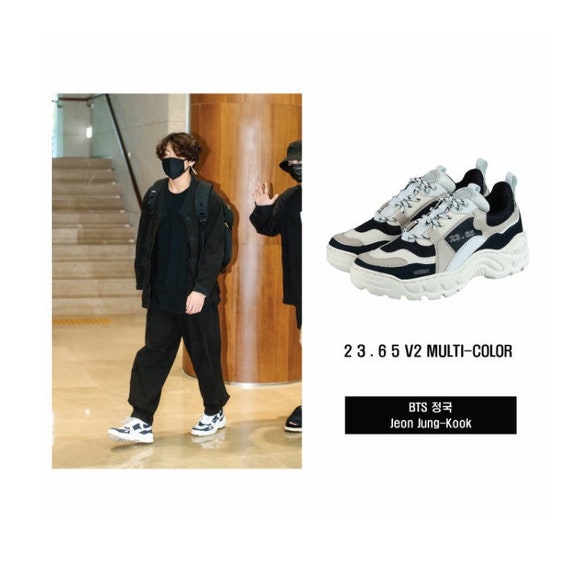 v2 multi sneakers jungkook