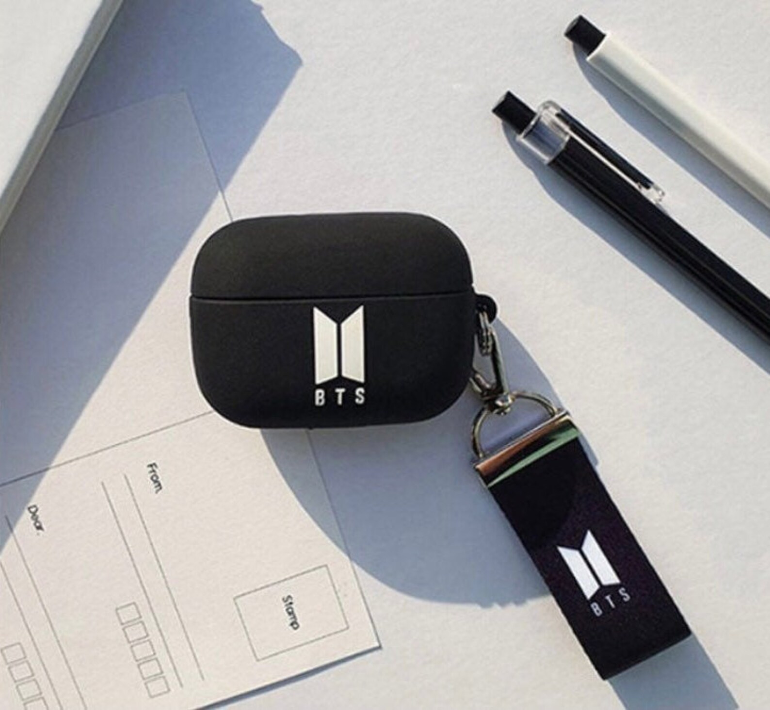 BTS airpods pro case with keychain Bangtan airpod pro case Etsy