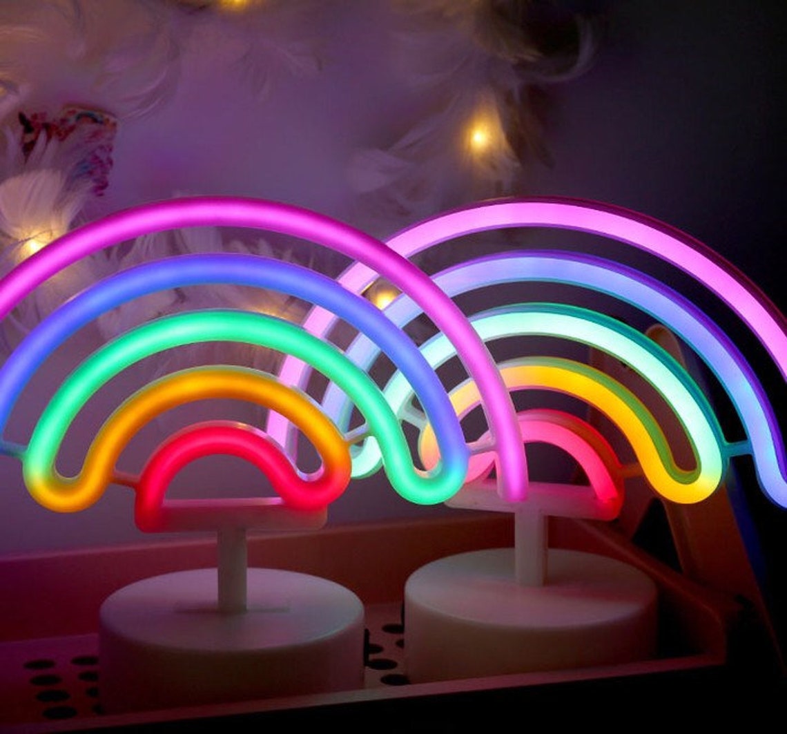 Lampe néon animé