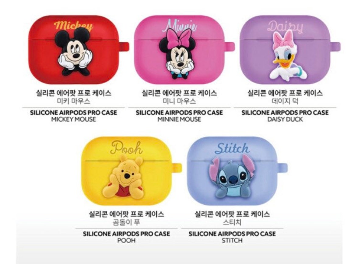 Disney airpod pro case silicone Airpod pro case cute mickey | Etsy