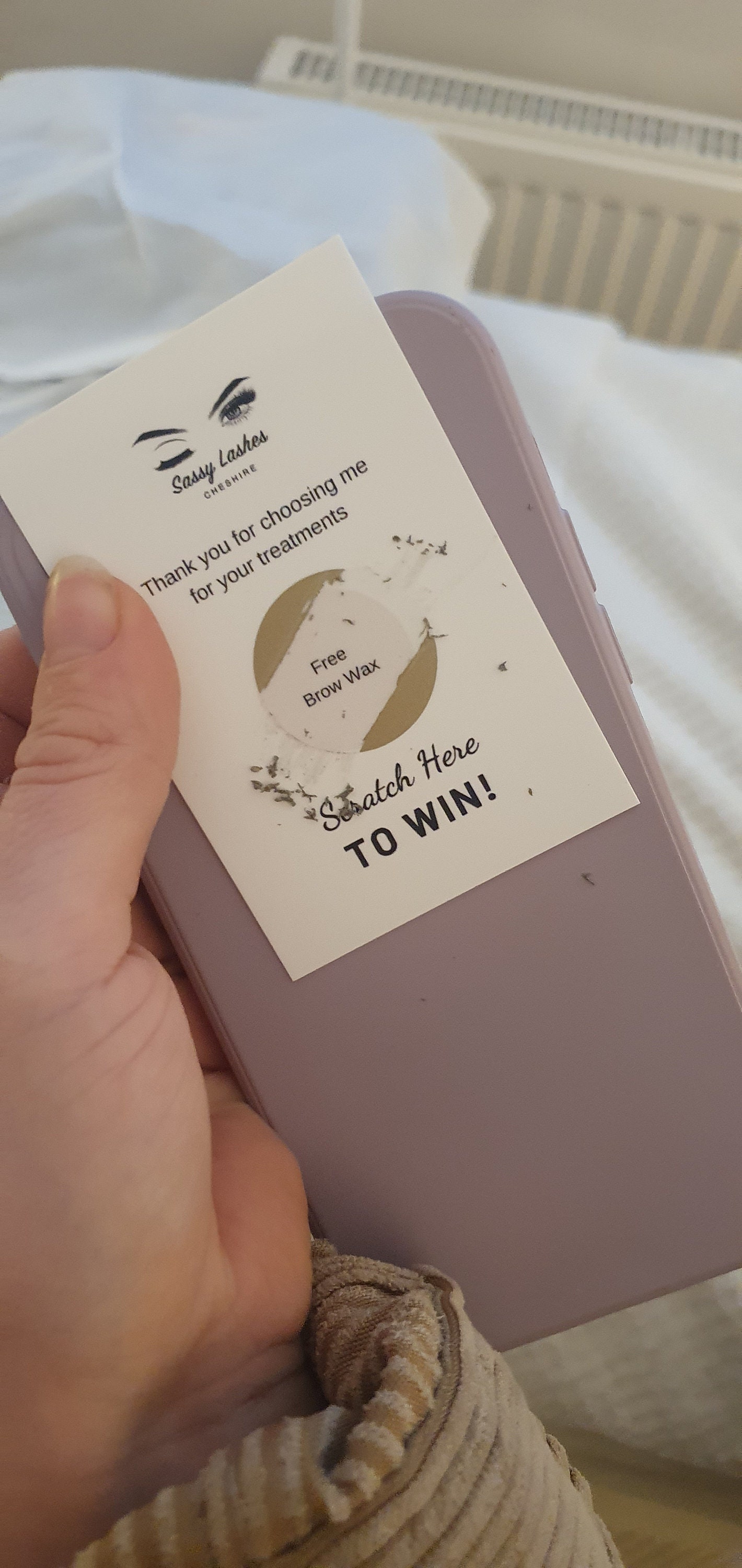 Scratch Card Template on Canva for 50 Scratch Cards. Business/ Salon ...