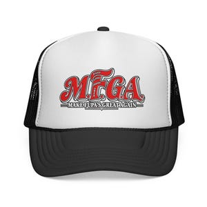 Boné Trucker MFGA Make Fupa's Great Again Vermelho | Boné de Tela com Estampa Retrô