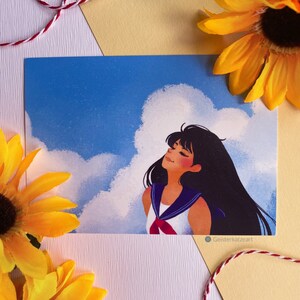 Summer Breeze | Girl | Art Print | Postcard | Japan | Kawaii