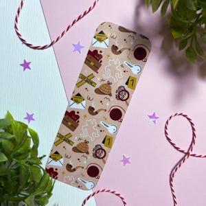 Cat Crime Bookmark | Detective Bookmark | Bookmark | Crime | Pattern | Ghost Cat Art | Ghost Cat | Cat | Bookmark | Book Accessory
