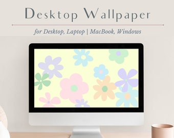 Aesthetic Desktop Wallpaper Groovy Retro Flowers Y2K Pastel - Etsy Aesthetic Desktop Wallpaper Groovy Retro Flowers Y2K Pastel - Etsy