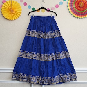 Beautiful Ethnic Indian Long Flared Lehenga Skirts For Teens/Women
