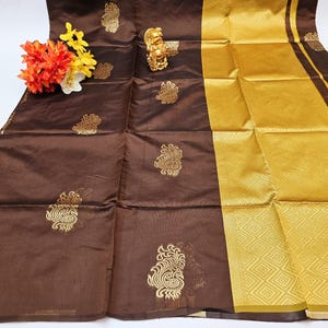 Women's Saree:Beautiful Pure Lichi Silk Weaving Work Borderless Saree With Unstitched Blouse For Women Wedding /Party Wear Indian saree