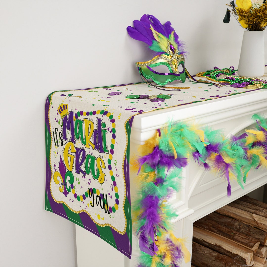amazon mardi gras table runner