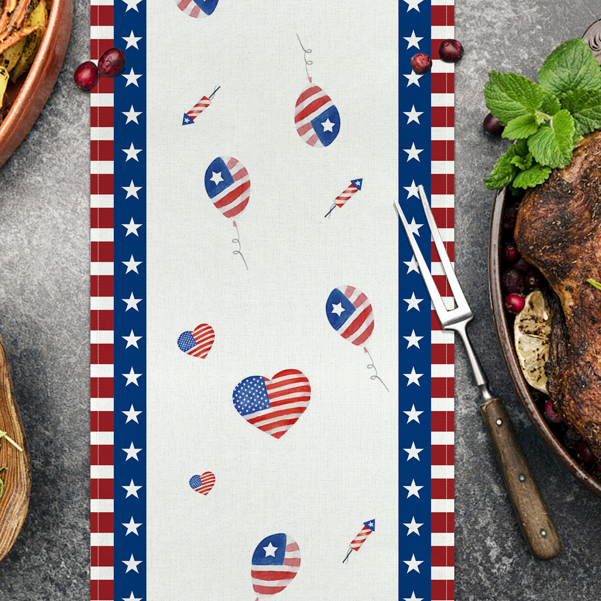 4th of July Table Runner