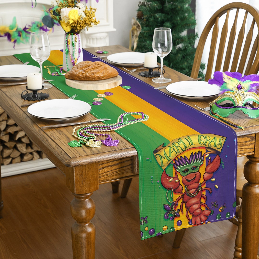 mardi gras table mats