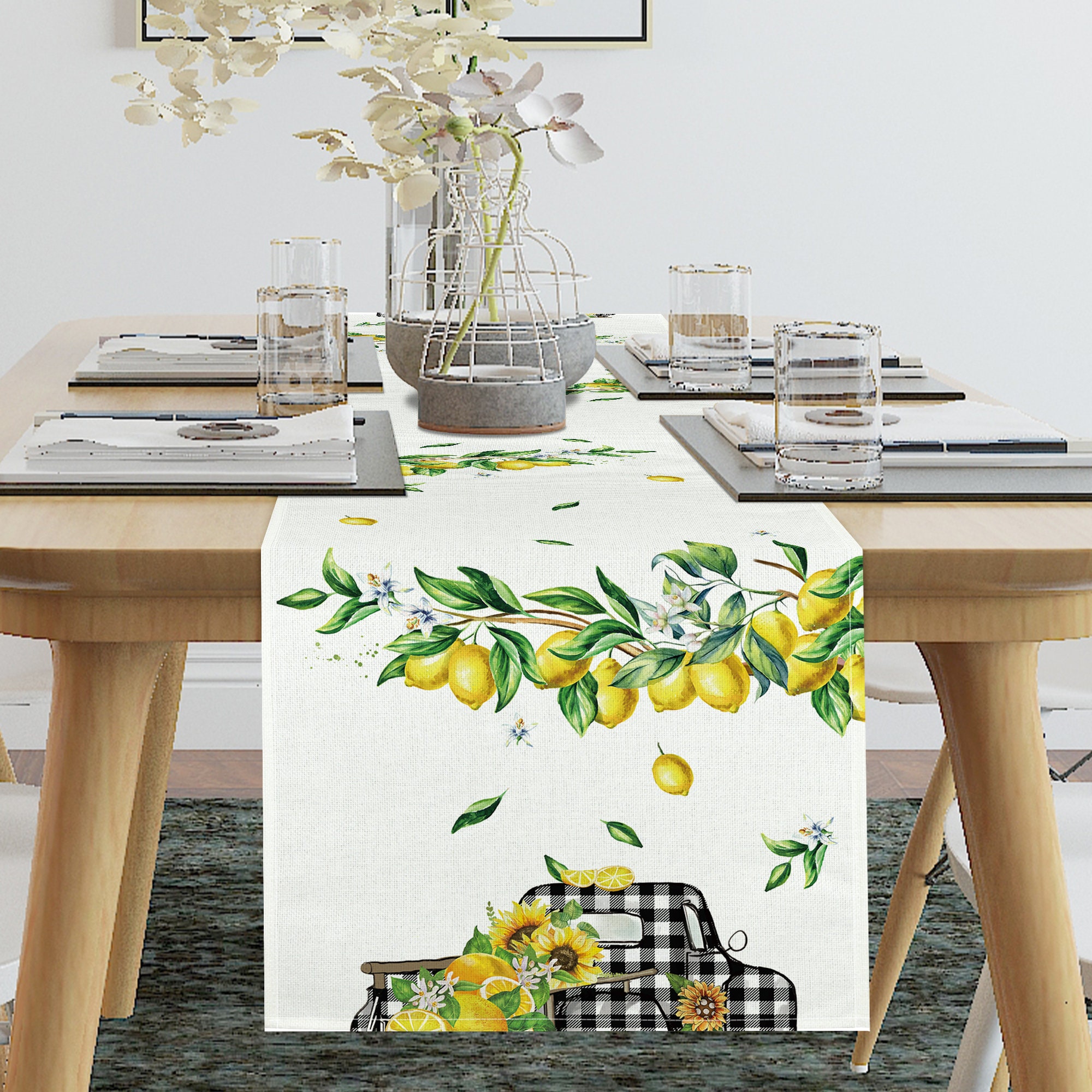 Summer Table Runner Home Decor Summer