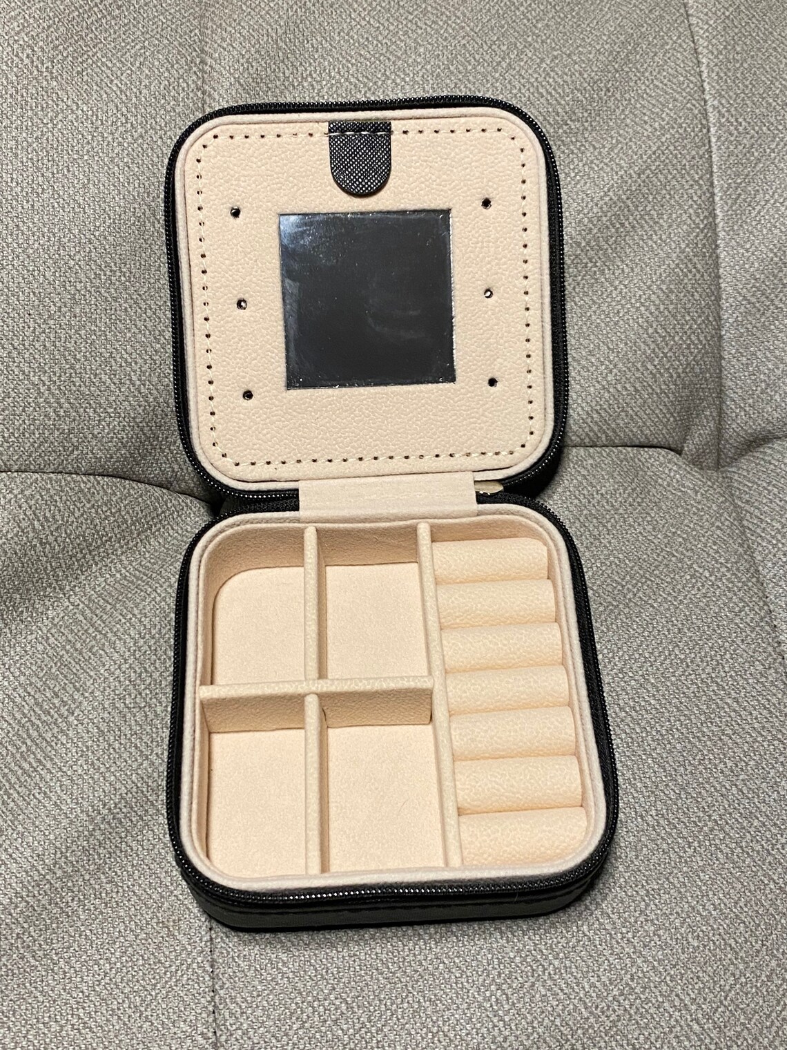 Branded cowhide jewelry case/ box real cowhide Etsy Österreich