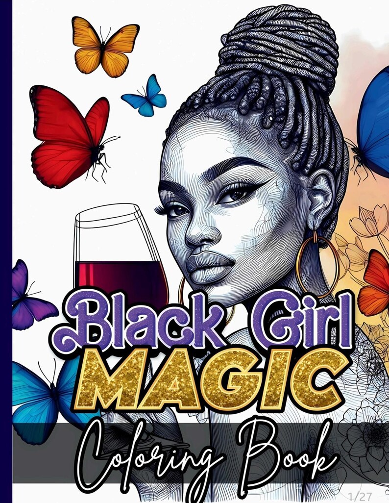 Black Girl Magic - Coloring Book - Etsy