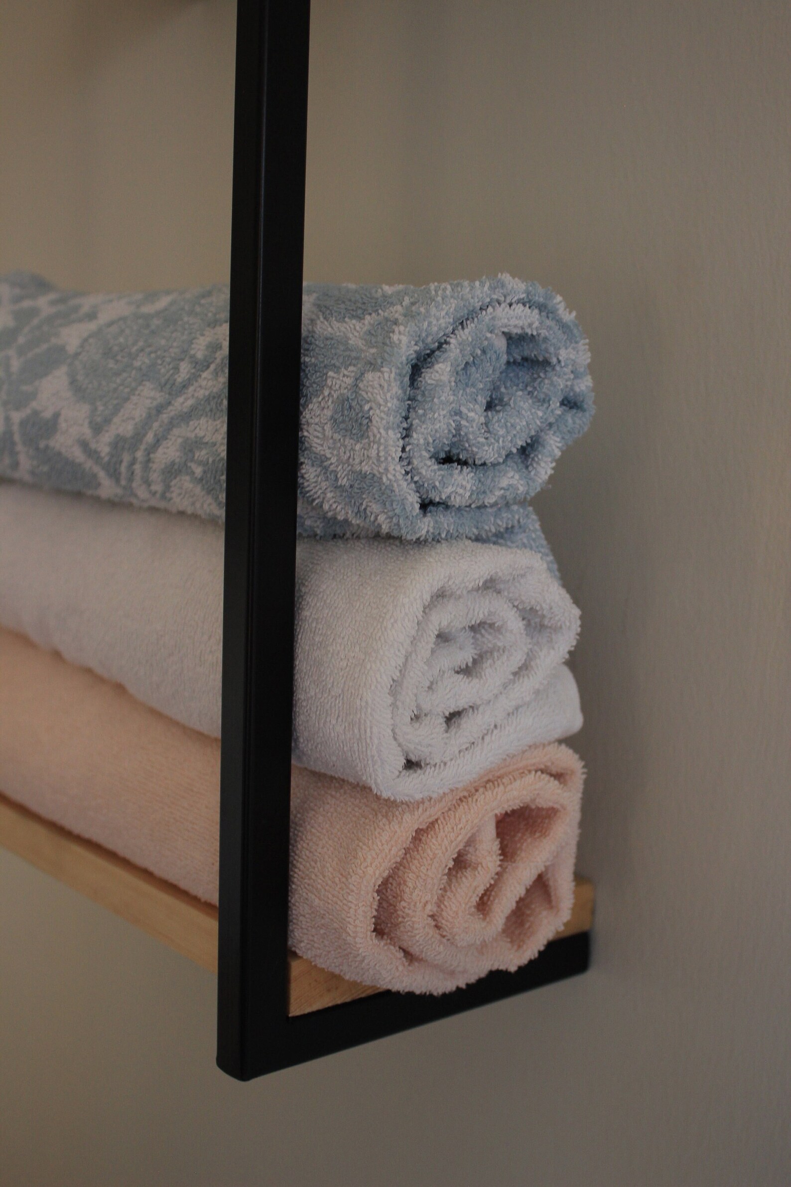 Storage for Towel & Blanket Shelf for Book and Spices Wooden Etsy