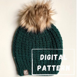 Balsam Beanie Bulky KNITTING PATTERN