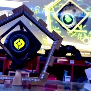 Diseño de expansión de la Reina Bruja de Destiny 2, concha Cosmographicum, exótico, para Ghost, hecho a mano, impreso en 3D, artículo coleccionable, regalo