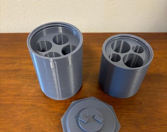 Tactical Battery Holder: Multi-Compartment AA, CR123A, CR2032 Storage